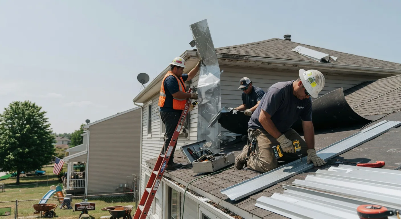 Storm Damage Metal Roof Repair in Mossyrock, WA